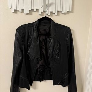 Blank NYC Vegan Leather Jacket Motto